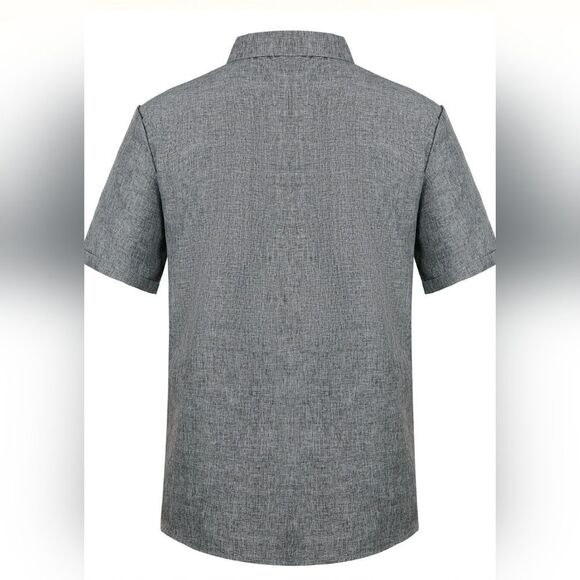 MEN Summer Fashion Short Sleeves Shirt - Picture 5 of 8